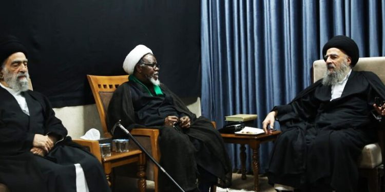 دیدار آیتاللهالعظمی مدرسی با رهبر دینی نیجریه شیخ زکزاکی